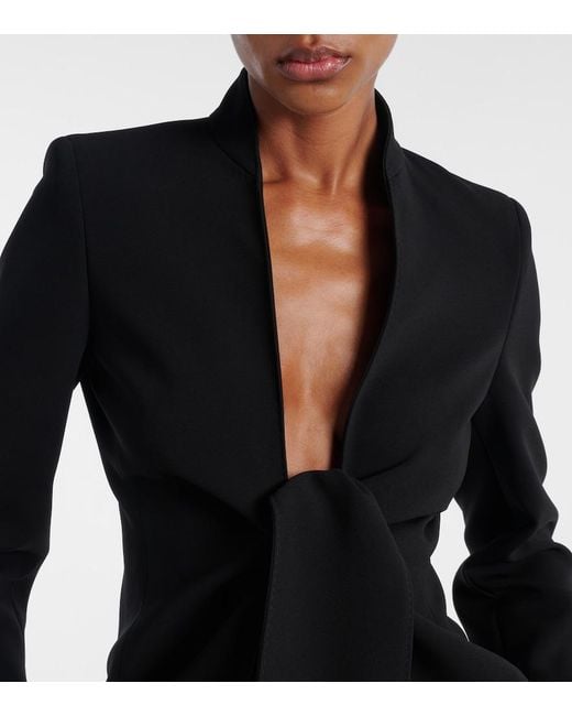 Max Mara Black Ghiotto Cady Blazer
