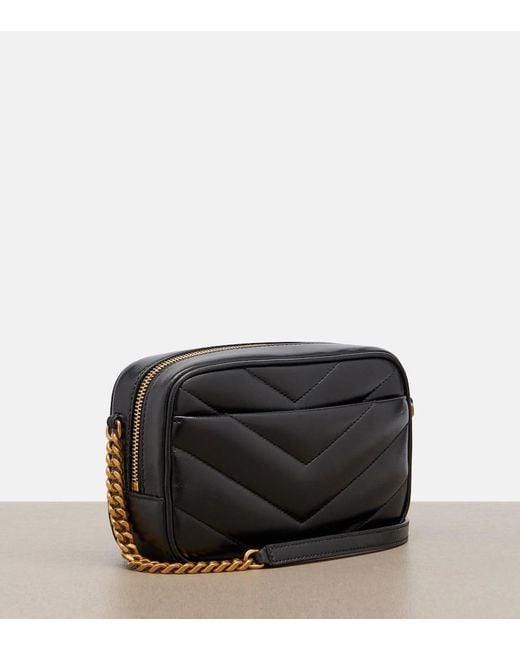 Borsa A Tracolla Loulou Mini di Saint Laurent in Black