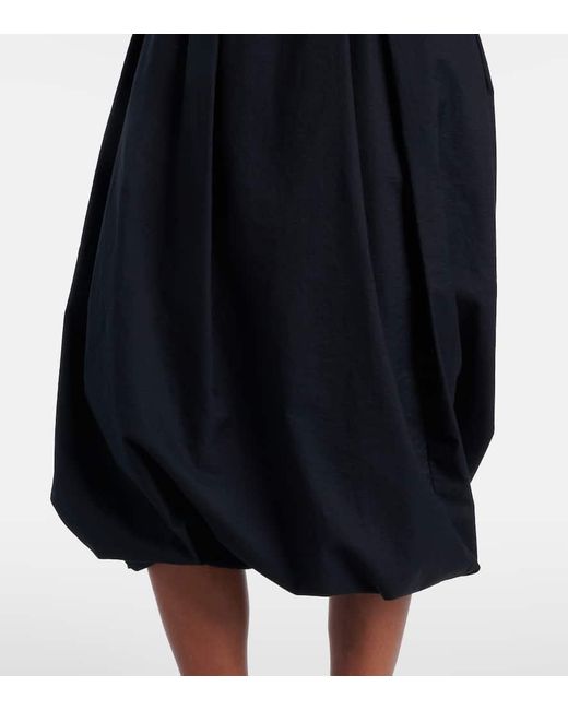 Jupe Midi En Coton Melange Brunello Cucinelli en coloris Blue