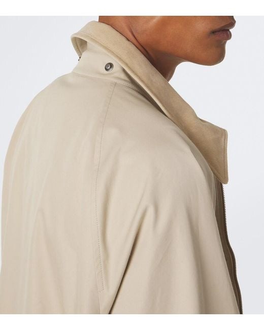Ralph Lauren Natural Hooded Cotton Twill Coat for men