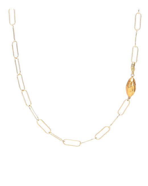 Alighieri Metallic Gold-plated L'incognito Necklace