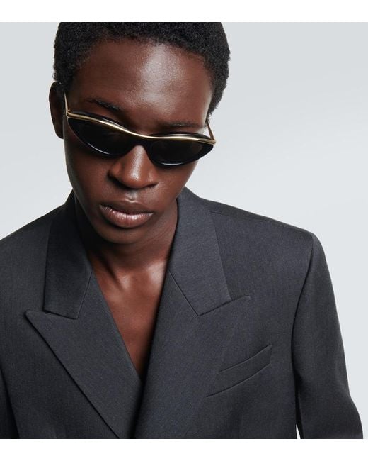 Loewe Black Signature Cat-Eye Sunglasses for men