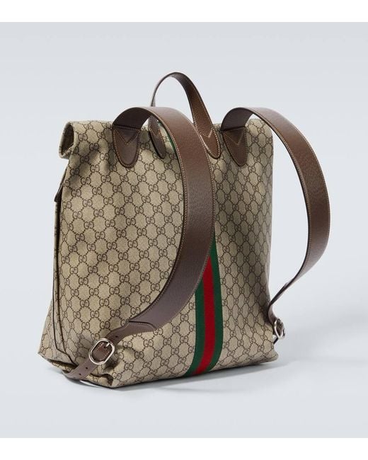 Gucci Metallic Jackie 1961 GG Canvas Backpack for men