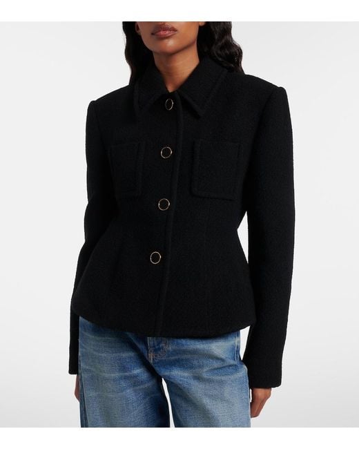 Chloé Black Wool-Blend Jacket