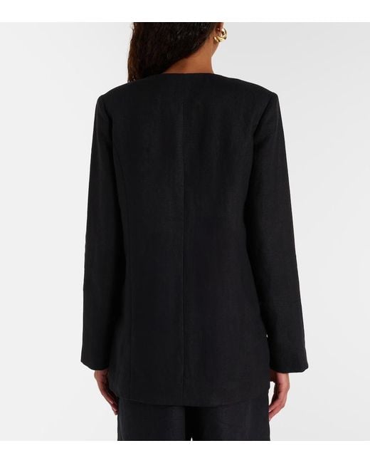 Posse Black Rio Linen Jacket