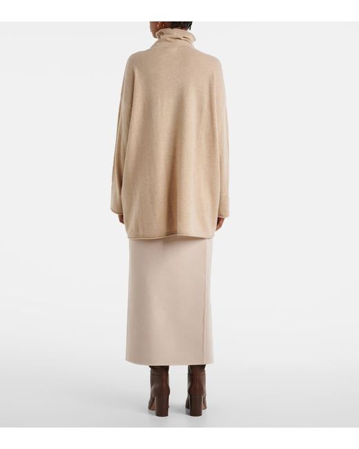 Max Mara Natural Rollkragenpullover Oder Aus Kaschmir