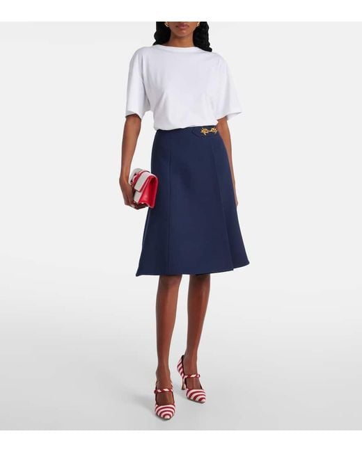 Manolo Blahnik Red Campari Striped Mary Jane Pumps