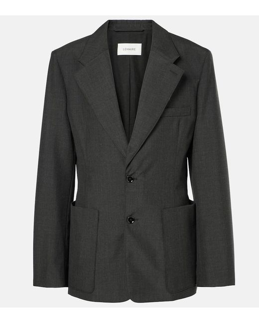 Lemaire Black Twill Blazer