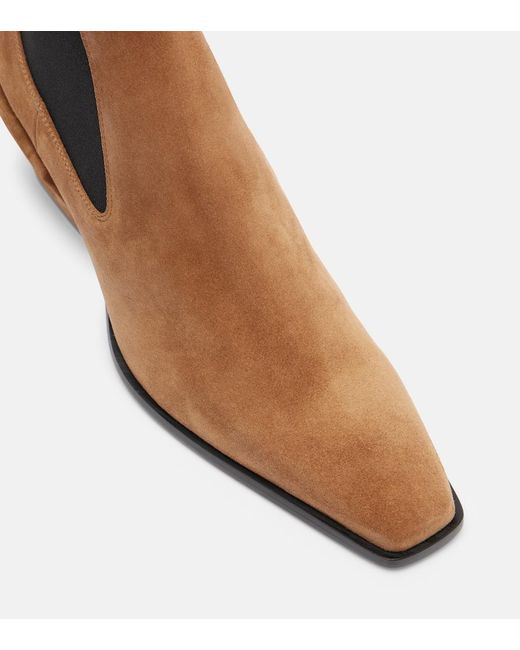 Paris Texas Brown Ankle Boots Bettina 50 Aus Veloursleder