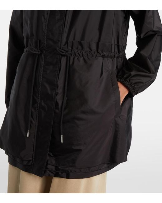 Moncler Black Weteau Hooded Parka
