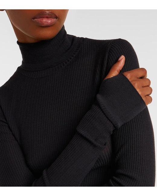 Lemaire Blue Top Aus Wolle