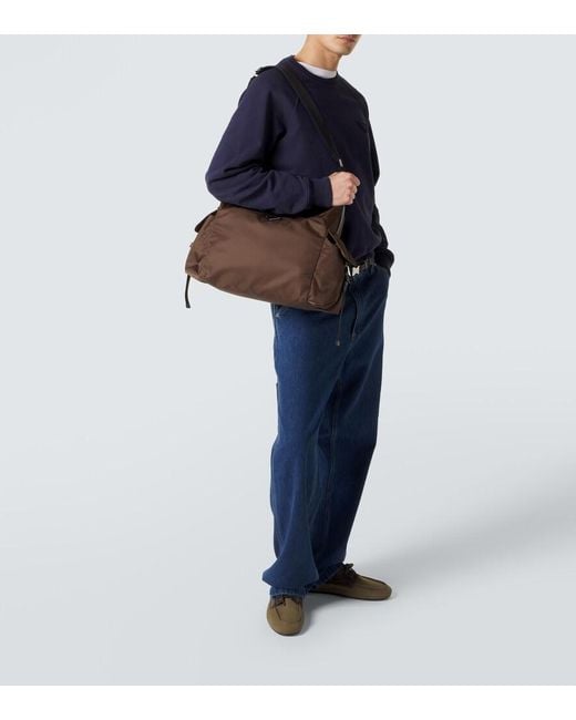 Prada Brown Explore Re-Nylon Shoulder Bag for men