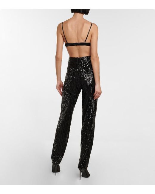 Blazé Milano Gray Blaze Milano Sequined Pants