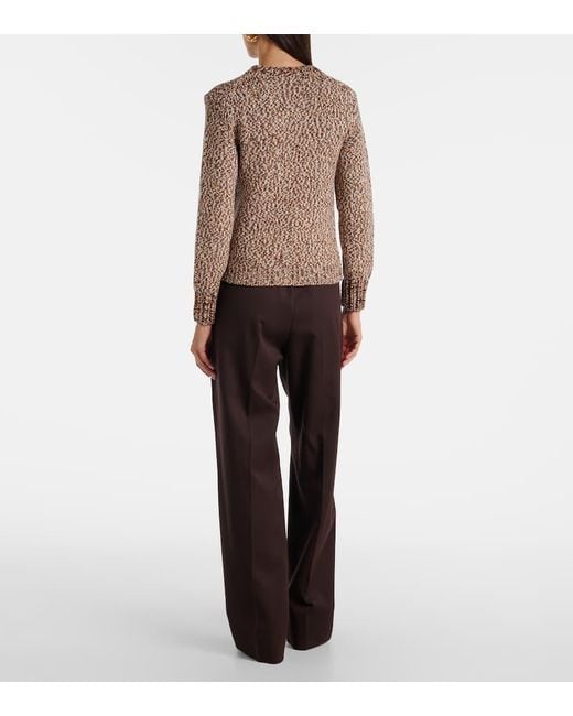 Moncler Brown Virgin Wool Sweater