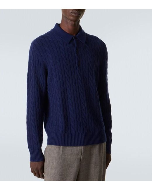 Polo di arch4 in Blue da Uomo