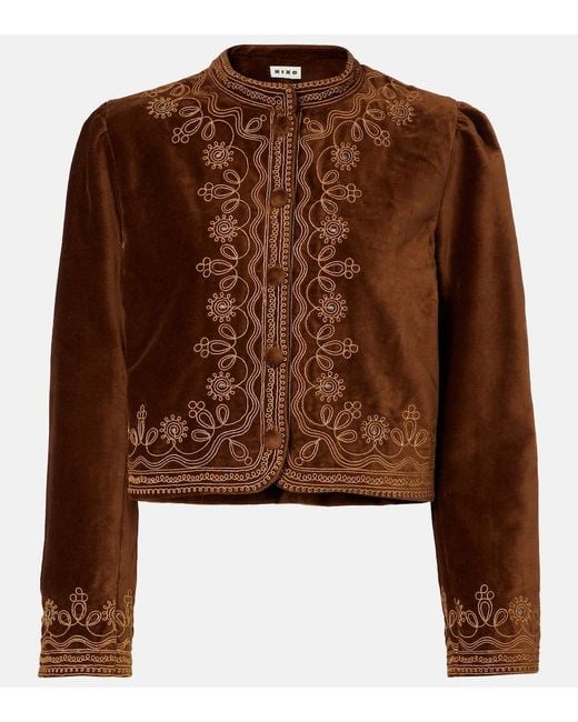 Giacca Denver di Rixo in Brown