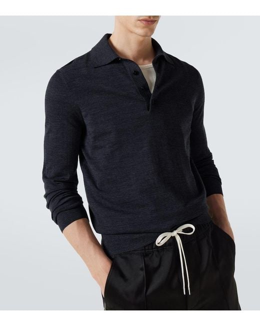 Polo En Laine Tom Ford pour homme en coloris Gray
