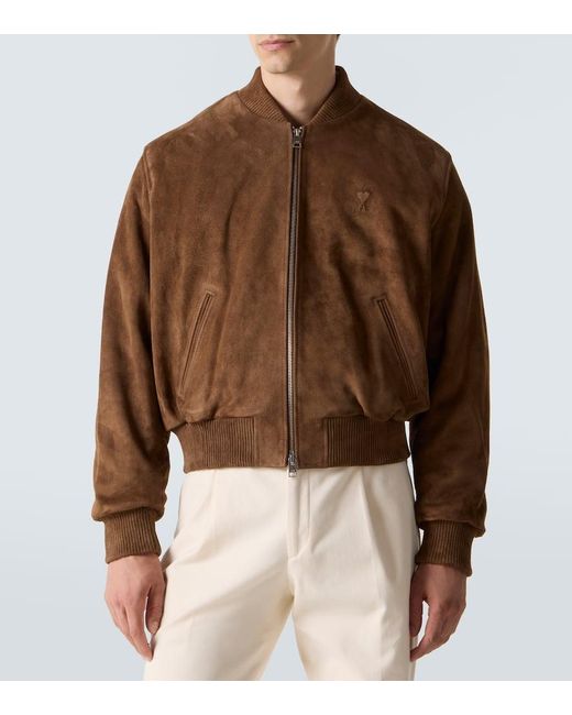 Veste En Daim AMI pour homme en coloris Brown