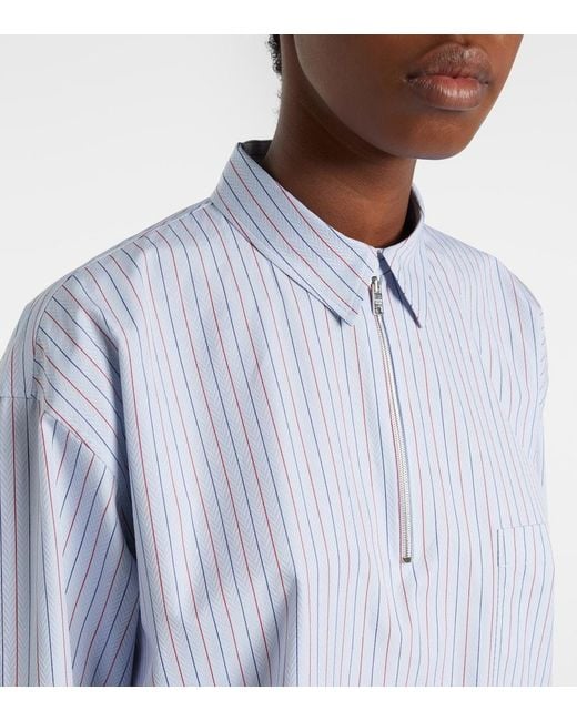 Camicia Oversize di Prada in Blue