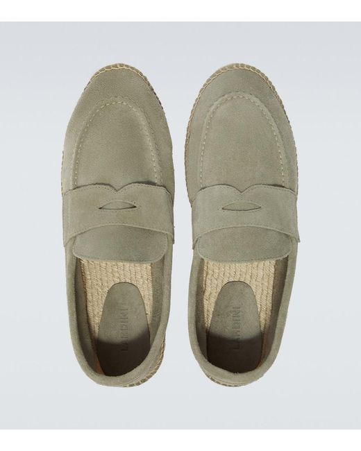 Lardini Green Suede Espadrilles for men