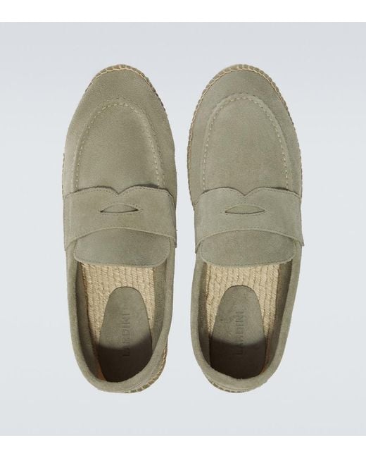Lardini Green Suede Espadrilles for men