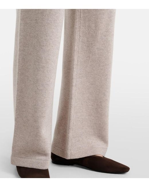 Max Mara Natural Max Mara Pietra Wool And Cashmere Straight Pants