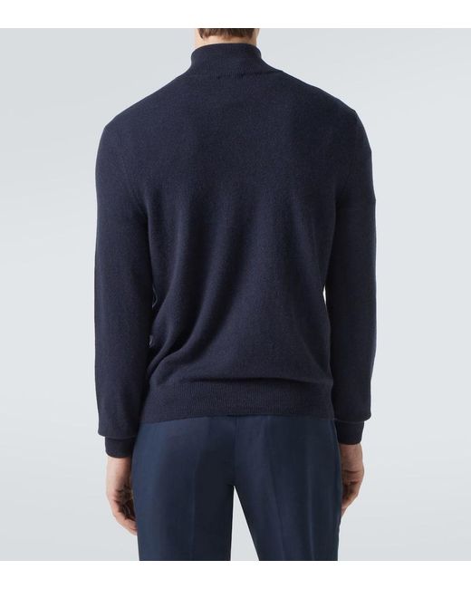 Jersey De Cachemir Brioni de hombre de color Blue