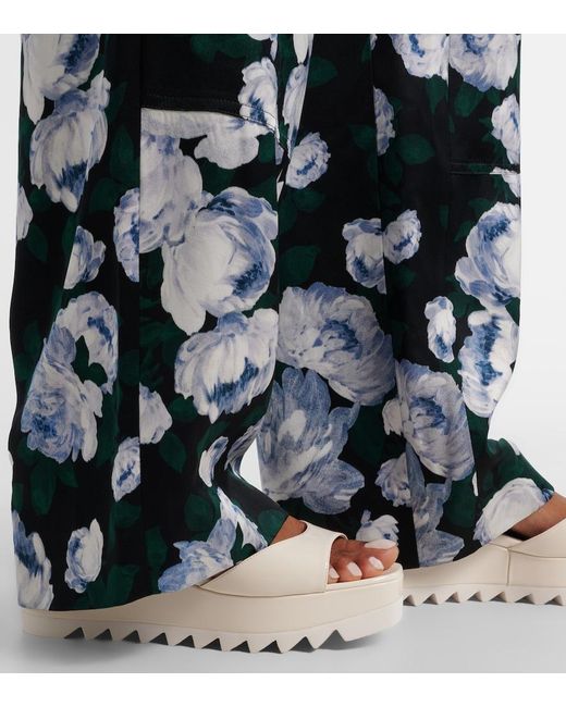 Stella McCartney White Elyse Platform Sandals
