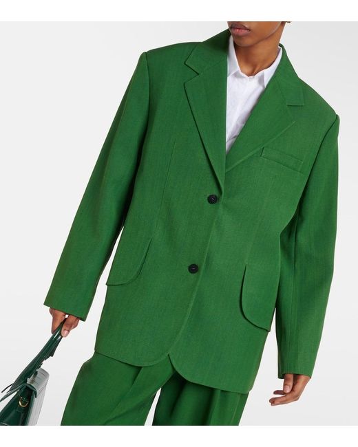 Blazer oversized La Veste Titolo Jacquemus de color Green