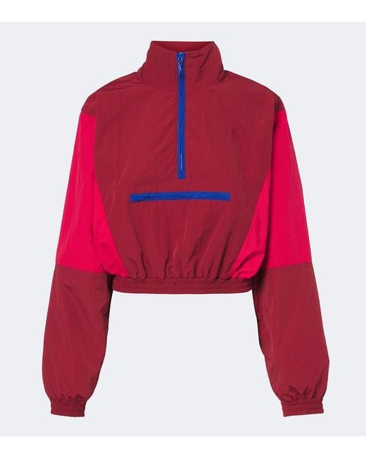 Saint Laurent Red Technical Jacket