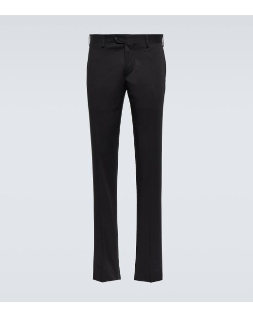 Pantalon droit Lardini pour homme en coloris Black