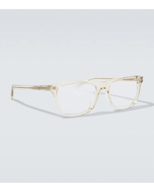 Saint Laurent Metallic Sl 841 Square Glasses for men