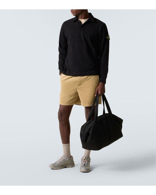 Stone Island Polohemd Compass Aus Baumwolle in Black für Herren