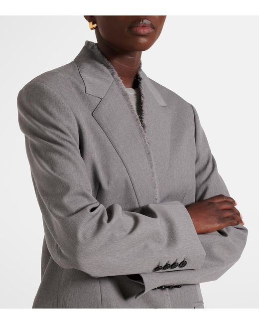 Totême Gray Wool Blazer