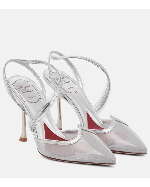 Roger Vivier White I Love Vivier Pvc Pumps