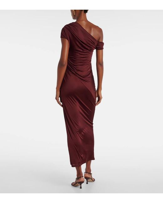 Galvan Red Maxikleid Aus Jersey