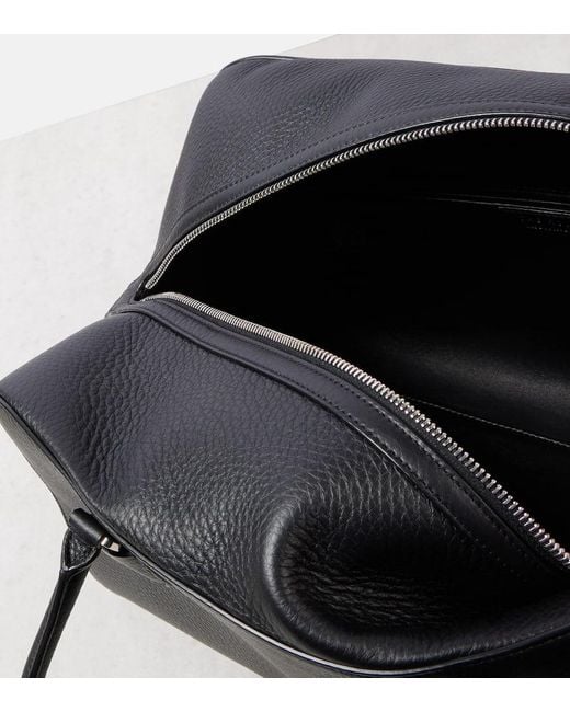 The Row Black Schultertasche Blake Aus Leder