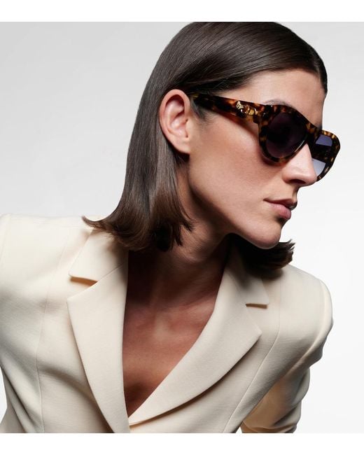 Dior Blue Diorglow A1I Aviator Sunglasses
