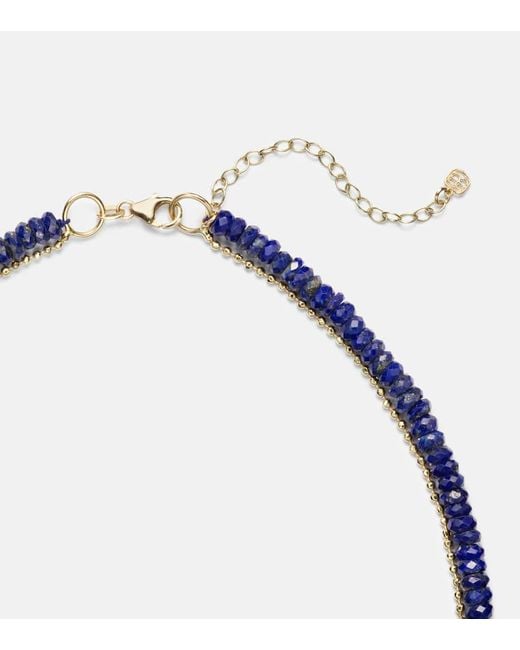 Sydney Evan Blue 14Kt Necklace With Lapis Lazuli And Diamonds