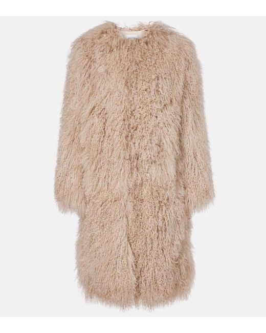 Yves Salomon Natural Jacke Aus Shearling