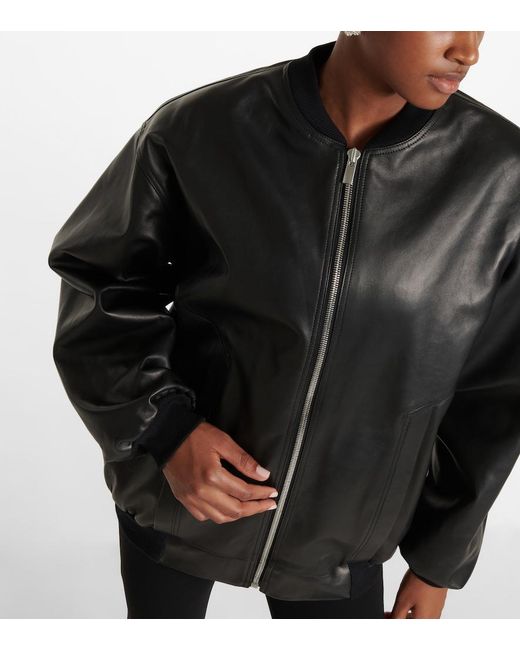 Magda Butrym Black Leather Jacket