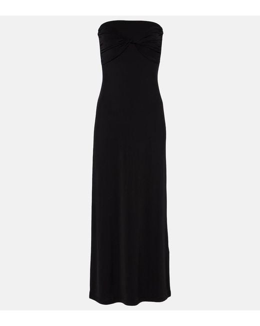 TOVE Black Cate Strapless Maxi Dress