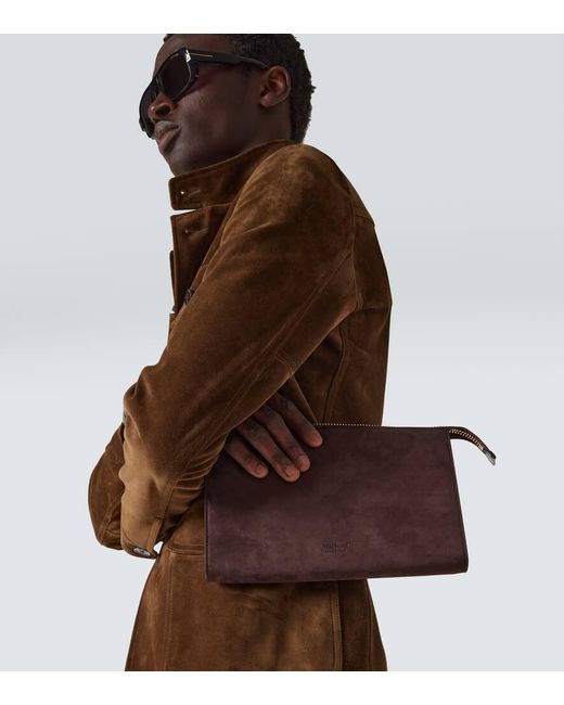 Tom Ford Etui Mini Aus Leder in Brown für Herren