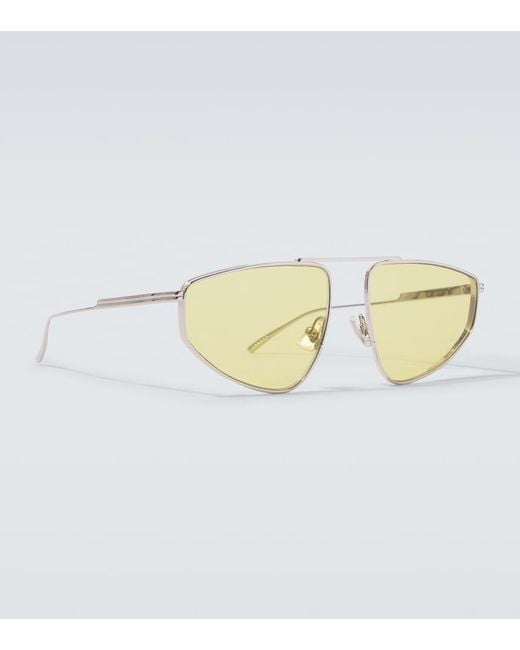 Bottega Veneta Natural Aviator Sunglasses for men