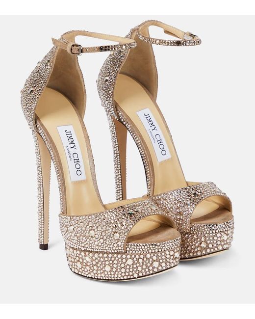 Jimmy choo max deals platform sandals black