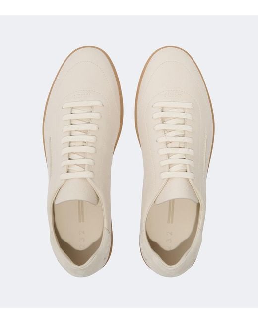 Zegna White 232 Leather Sneakers for men