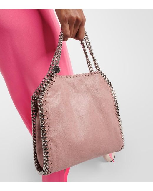 Stella McCartney Pink Falabella Mini Faux Leather Tote Bag