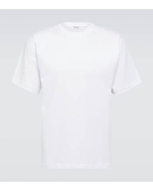 Burberry Bedrucktes T-Shirt aus Baumwoll-Jersey in White für Herren