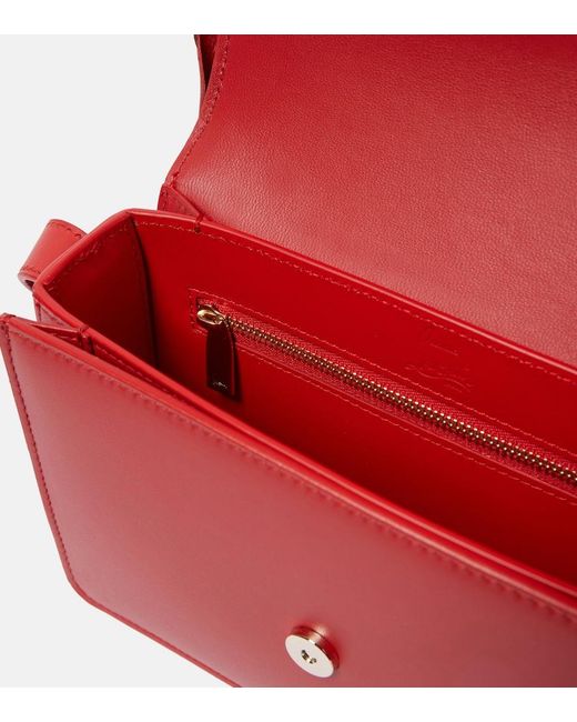Christian Louboutin Red Loubi54 Applique Leather Crossbody Bag