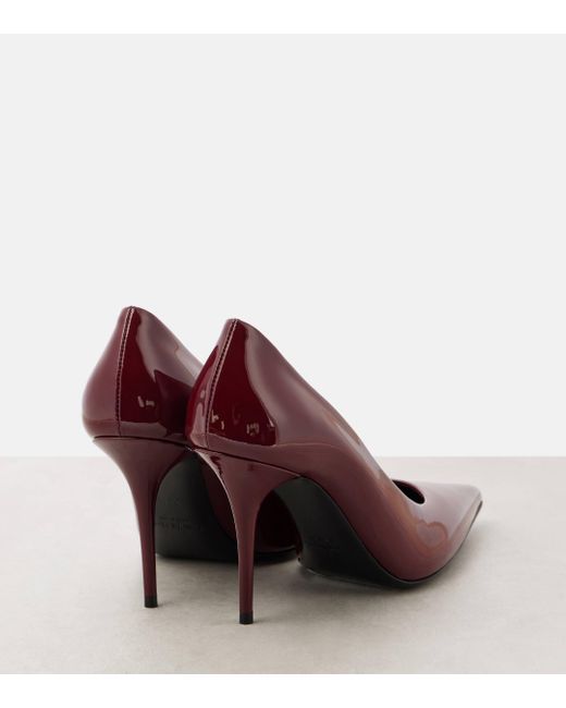 Saint Laurent Red Patent Leather Pumps